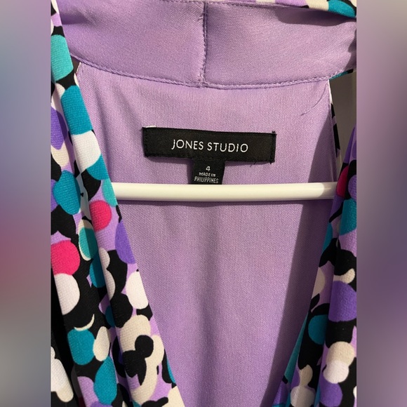 Purple polka dot dress - Picture 3 of 3